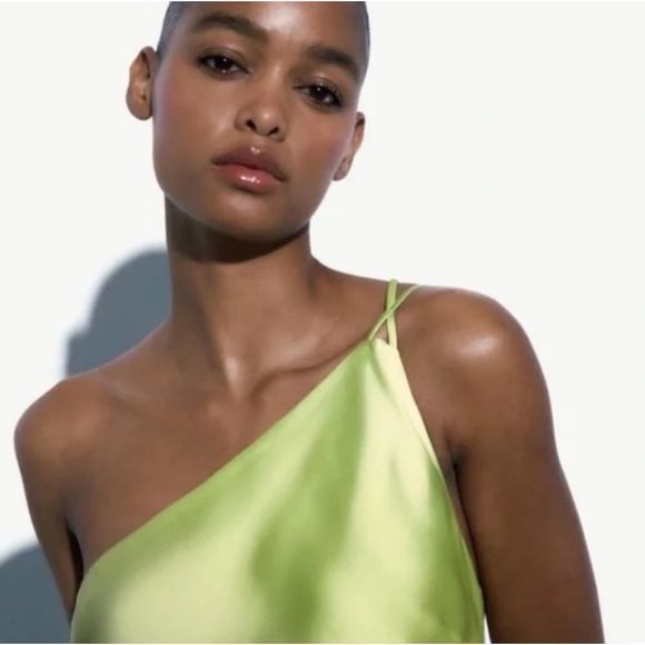 ZARA TIE DYE ASYMMETRIC DRESS - Picture 12 of 16